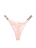 Victorias Secret tanga de encaje pedrería M