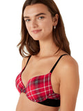 Victorias Secret Lencería Bra Pink Super Push Up 36c