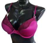 Victorias Secret Lencería Encaje Bra Super Push Up 34c