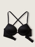 Victorias Secret Bra Pink Logo Doble Push Up 36dd