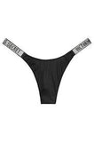 Victorias Secret Lencería Sexy Pantie Brasileña Brillos Med