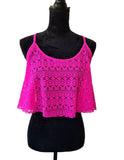 Victorias Secret pink crop top M