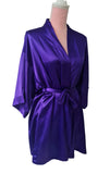 Victorias Secret Kimono de satén en uva S/M