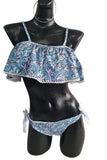 Traje De Baño Mujer Campesino Olanes Bikini