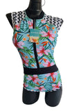 Traje De Baño Mujer Manga Corta Importado Hawai