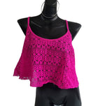 Victorias Secret pink crop top M