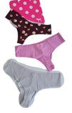 Victorias Secret Lencería Sexy Pink 3 Tangas Sin Costuras M