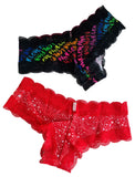 Victorias Secret Lencería Pink Panties Cachetero Encaje