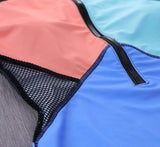 Traje De Baño Manga Larga Moldeador Tricolor Surf