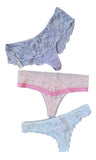 Victorias Secret Lencería Sexy Encaje Pack 3 Tangas Xs