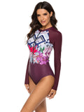 Traje De Baño Manga Larga Deportivo Surf Importado Domino