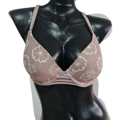 Victorias Secret Pink Push Up Bra 32dd