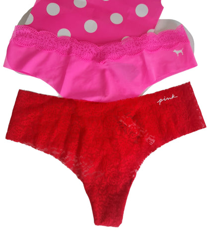 Victorias Secret pink pack  2 tangas M