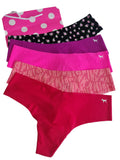 Victorias Secret Lencería Sexy Pack 5 Tanga Sin Costuras