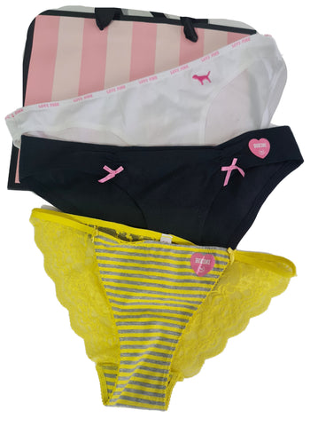 Victorias Secret pack 3 panties algodón S