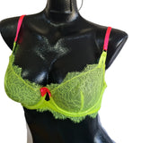 Victorias Secret brassiere neon encaje 34C