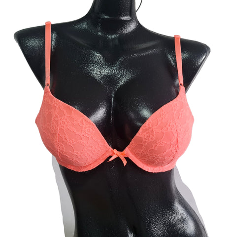 Victorias Secret Lencería Bra Push Up Con Escote 34b