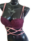 Victorias Secret pink bra push up 34B