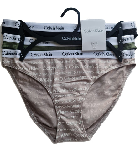 Calvin Klein Pack 3 Panties Algodón S