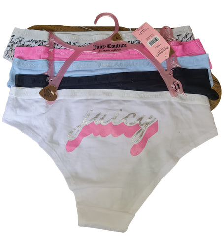 Juicy Couture pack 5 panties boyshort G