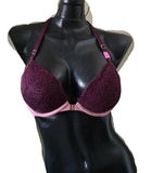 Victorias Secret pink bra push up 36B