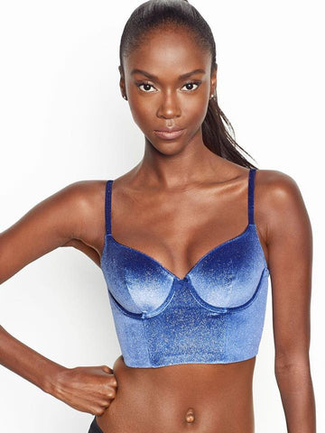 Victorias Secret the velvet bra bustier 36B