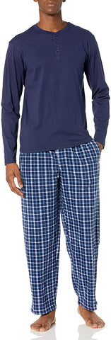 Pijama Clásica De Caballero Algodón Americana XL