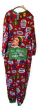 Pijama mameluco polar navidad con botones XS