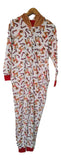 Pijama Mameluco Polar Navidad Reno Mujer XS