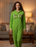 Sesame Street Pijama Mameluco Oscar Adulto Mujer