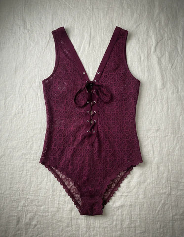 Victorias Secret Lencería Sexy Encaje Body  Corte Tanga