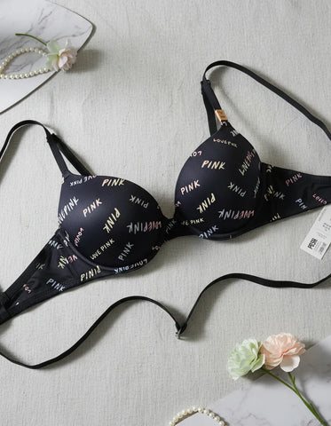 Victorias Secret Push Up Bra Pink 34B