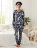 Dkny Pijama Estampada Con Antifaz talla S