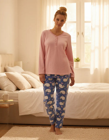 Mayfair Pijama Polar Invierno Mujer G