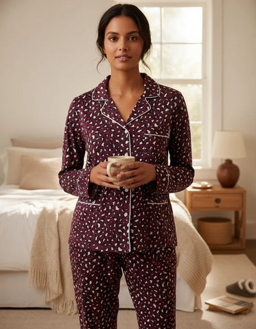 Nine West Pijama Estampada M