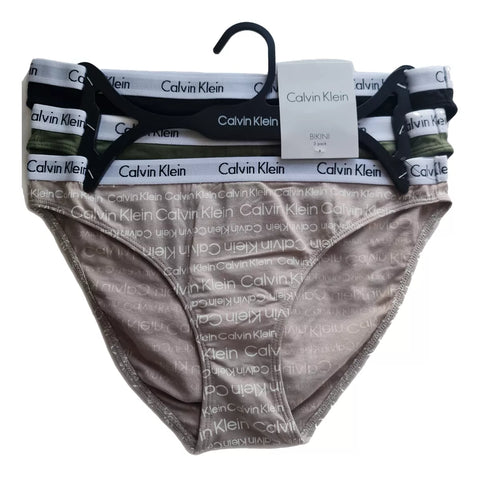 Calvin Klein pack de 3 panties algodón S