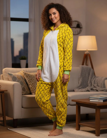 Secret Treasures Pijama Mameluco Polar Disfraz Piña G