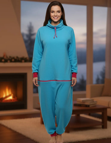 Cozy Pod Pijama Mameluco Polar Mujer