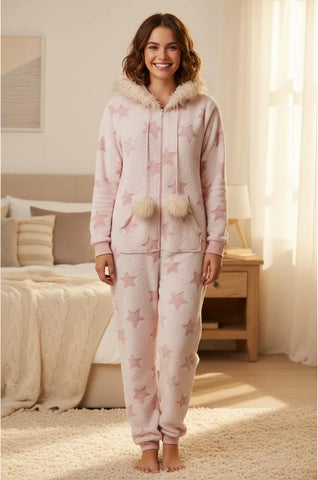 Pijama mameluco polar navidad XS