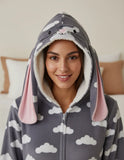 Layla Pijama Mameluco Polar Mujer Conejita M