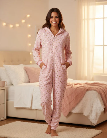 Peace And Love Pijama Mameluco Unicornio Rosa M