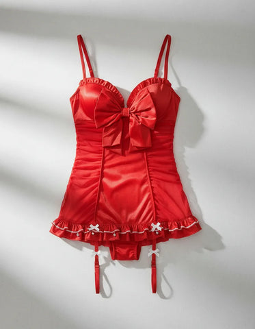 Victorias Secret Lencería Sexy Babydoll Con Ligas 36b