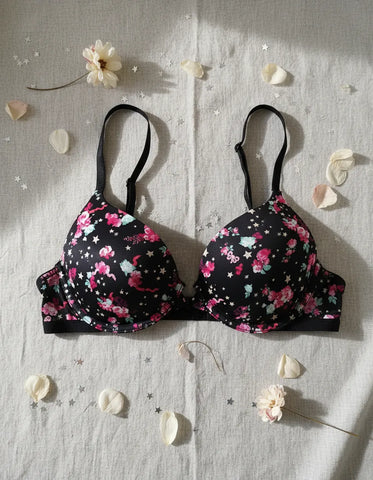 Victorias Secret Lencería Fina Encaje Bra Media Copa 34c