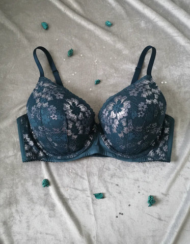 Victorias Secret Lujosa Lencería De Encaje Bra 38dd