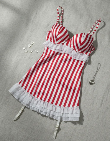 Victorias Secret Babydoll de copas con ligas 36C
