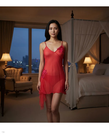 Victorias Secret Lencería Sexy Lujoso Babydoll De Seda Xs