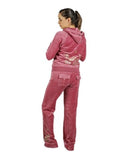 Bcbg pants velor rosa dorado M