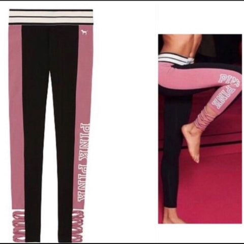 Victorias Secret Pink Legging Deportivo Clásico Yoga S