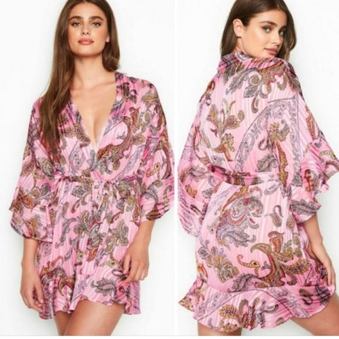 Victorias Secret Lencería Sexy Bata Kimono estampada