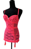 Victorias Secret Bodysuit De Encaje Con Ligas Bra 34d